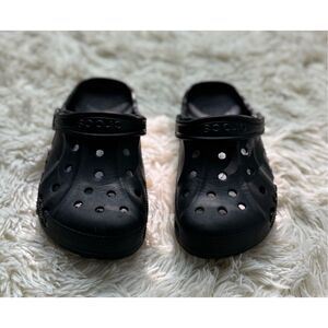 Black Crocs Unisex Sandals Size J3